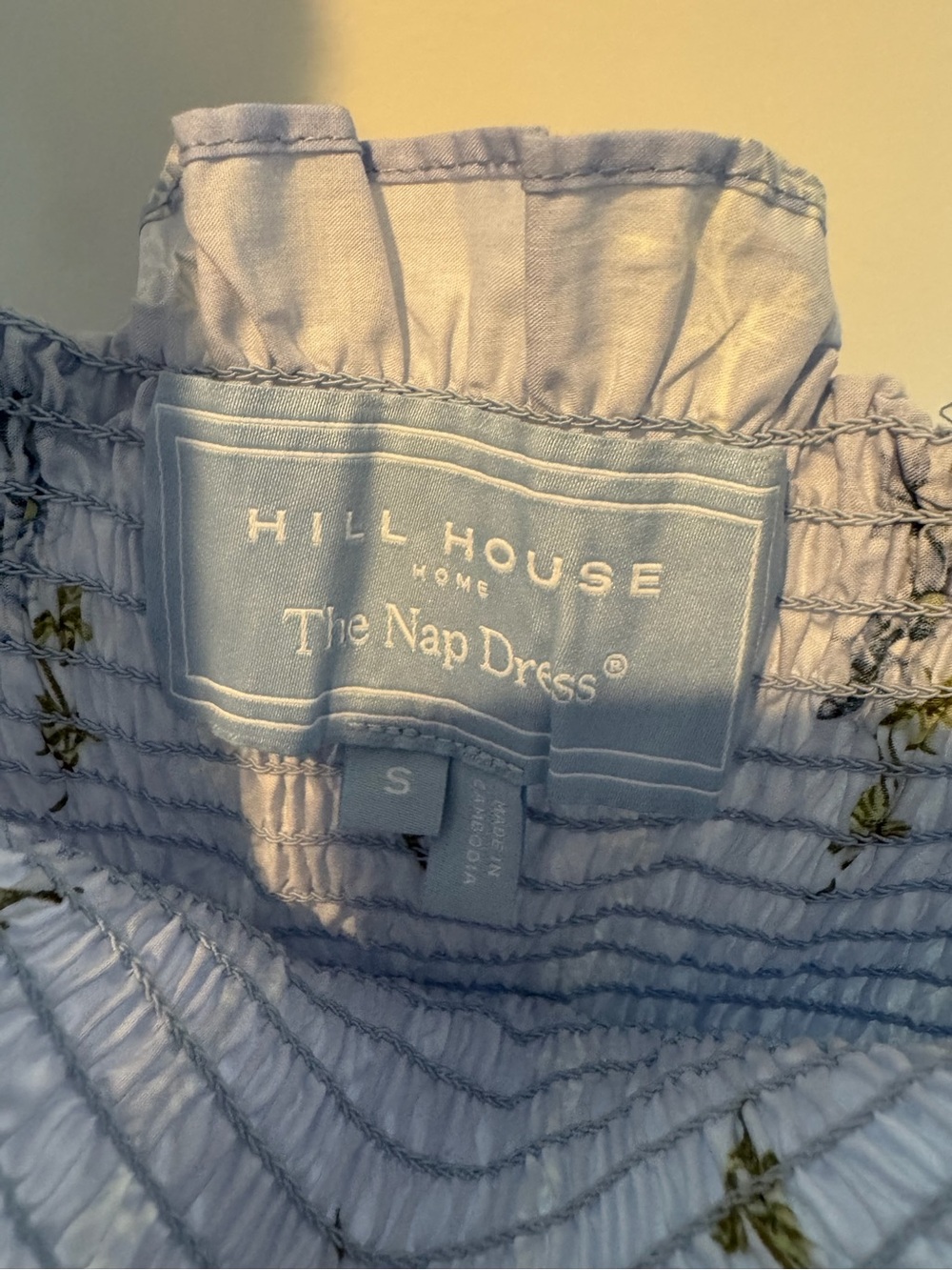 Hill House The Ellie Nap Dress Blue | Size S - Picture 4 of 5